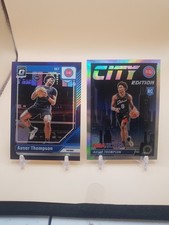 2024 Panini Nba Hoop Premium Stock City Edition Ausar Thompson Silver Prizm (RC)
