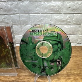 Army Men: Sarge's Heroes (Sega Dreamcast, 2000) Tested Working Free Shipping