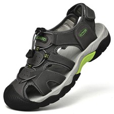 Mens Sandals Closed Toe Comfortable Casual Water Shoes for Beach Hiking