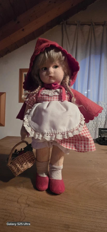 Bambola Lenci - Cappuccetto Rosso - Immagine 3 di 4