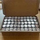 2025 D Kennedy Uncirculated Rolls Half Dollar Box, Bank Wrapped 50 Rolls.