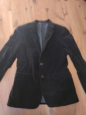 Men Jigsaw Blazer Brown Velvet 36 / S / 44