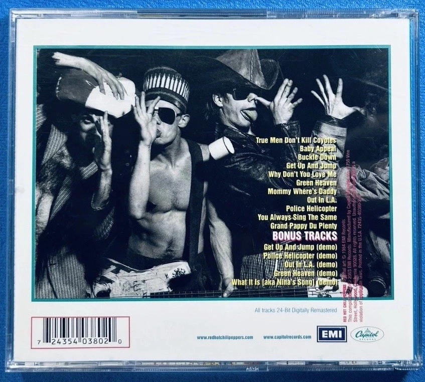 Red Hot Chili Peppers by Red Hot Chili Peppers REMASTERED Bonus Track (CD, 2003) - Image 2 of 4
