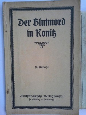 Der Blutmord in Konitz Liebermann von Sonnenberg: