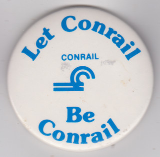 Conrail Railroad "Let Conrail Be Conrail" Vintage Pin