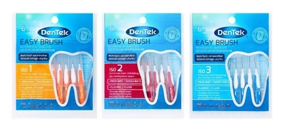 Dentek Easy Brush Interdental-Bürsten ISO/Größe 1 2 3 (0.45 / 0.5 / 0.6 mm )
