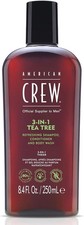 American Crew 3-in-1 Tea Tree Shampoo Conditioner Body Wash Hair & Body 250ml