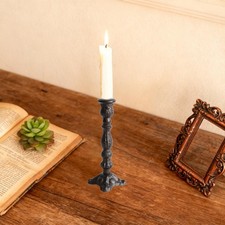 Kerzenhalter aus Gusseisen im Antik-Design, Kerzenständer für Partys, Kamin