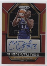 2023 Panini Prizm WNBA Signatures Red 86/99 Chiney Ogwumike #SG-CHO Auto 02v3