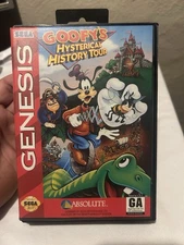 Goofy's Hysterical History Tour Sega Genesis, 1993 CIB w Manual