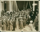 1926 Photo World War 1 Veterans Attend Cardinal Mercier Funeral Military 8X10