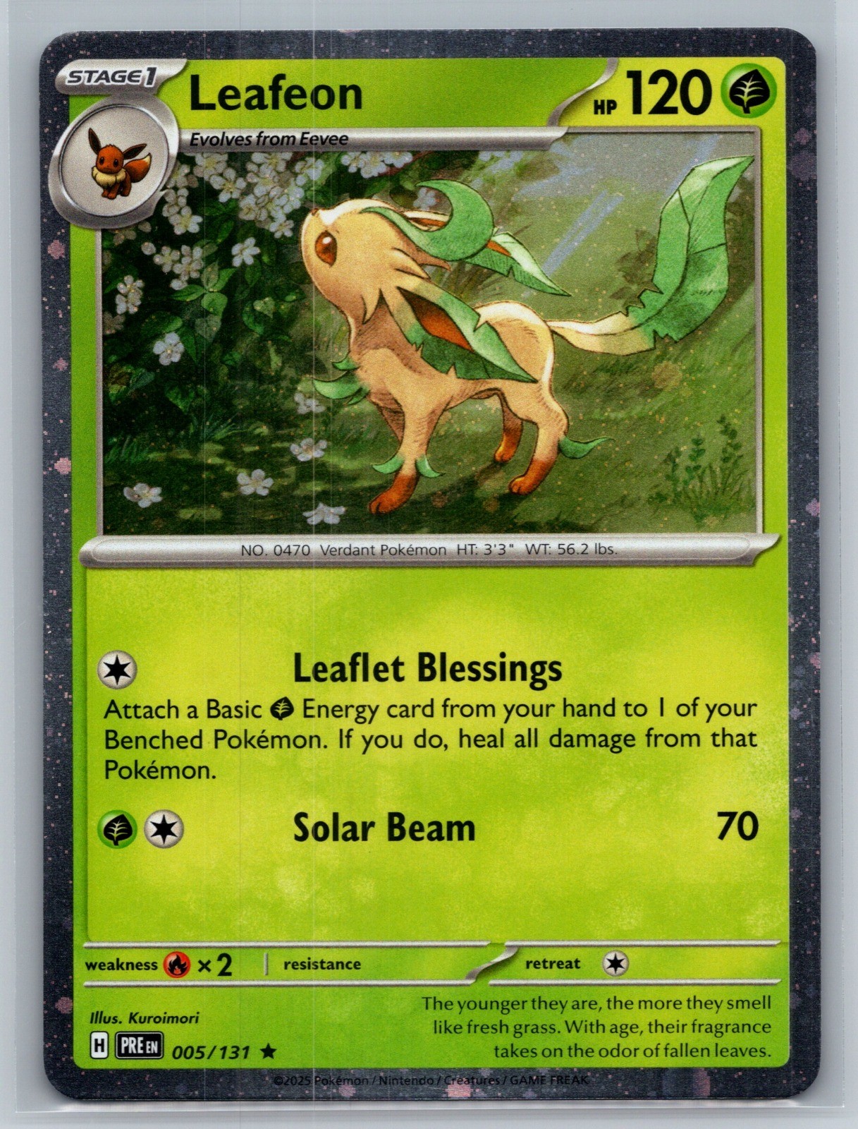 Leafeon - (Cosmos Holo) Holo 005/131 - MCAP Miscellaneous Cards & Products NM
