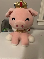 Youtooz Collectibles Technoblade Sit 12 in Plush - Pink/Red/Gold