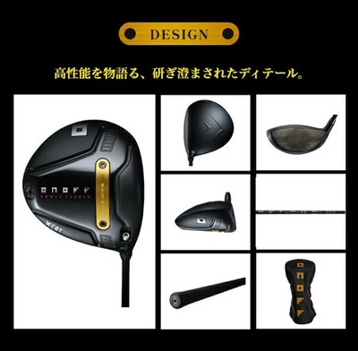 ONOFF Golf KURO Driver 10.5° S-Flex CBT:626D Graphite Shaft Men
