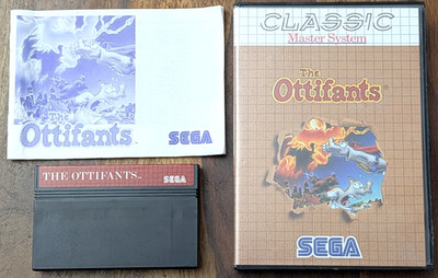 Sega Master System - The Ottifants -CIB Spiel Fußball