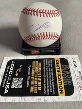 LOS ANGELES DODGERS- ZYHIR HOPE AUTOGRAPH OFFICIAL MLB BASEBALL JSA CI33554