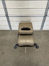1999-2010 Ford Super Duty Leather Jump Seat Tan Center Console F250 F350 F450 1999-2010 Ford Super Duty Leather Jump Seat Tan Center Console F250 F350 F450