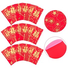 36 Pcs Traditional Red Pockets Paper Money Envelopes For Chinese New Year