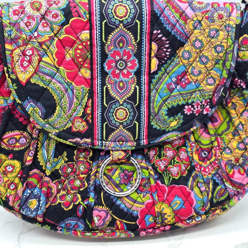 Bolso Bandolera Vera Bradley Montura Sinfonía en Tono Boho Floral Foto 2 de 4