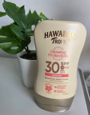 Hawaiian Tropic Glowing Protection Sun Lotion LSF 30 Reisegröße | NEU