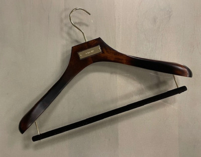 New TOM FORD Men's Solid Wood Luxury Suit Hanger