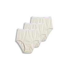 Jockey Women's 100 Cotton Classic Brief - 3 Pack