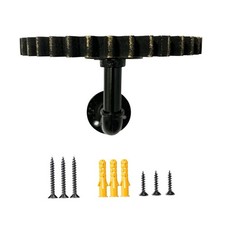 Étagère à tuyaux en fer esthétique rustique construction robuste matériel d