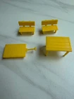 MARX BATTLEGROUND GUNS OF NAVARONE PLAYSET ACCESSORIES Bench Cart Table