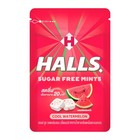 HALLS Cool Watermelon Menthol Flavored Sugar Free Mints Tablets 15.4 g. Candy