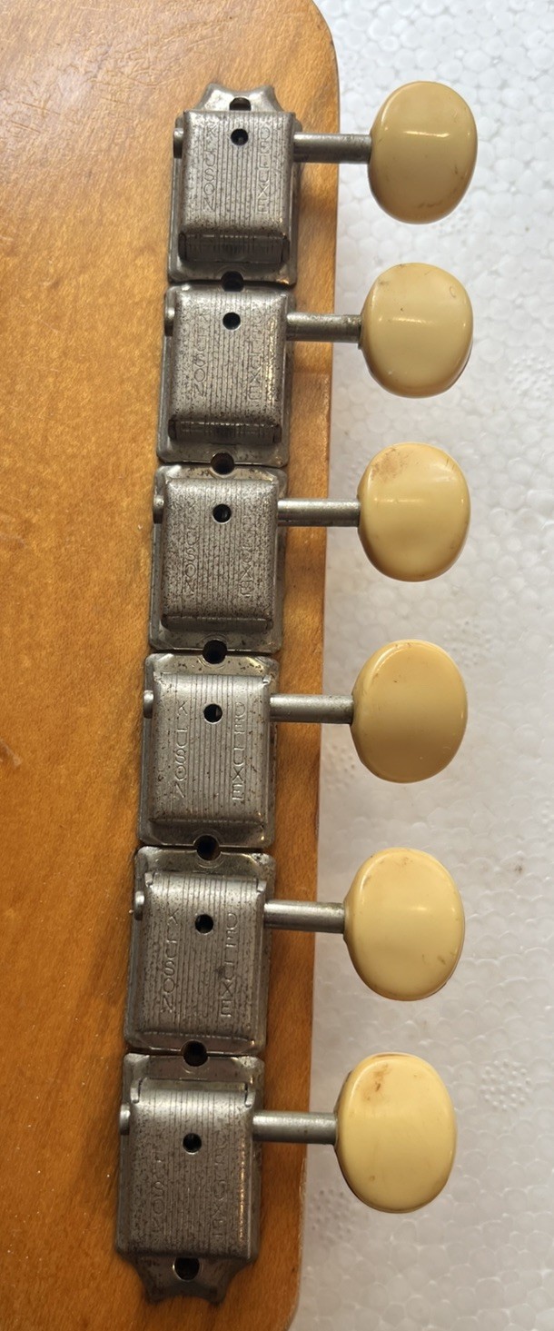 vintage 1960s Fender Jaguar, etc. Kluson Deluxe single line D  169400 tuners,