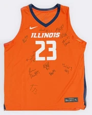 2025-26 ILLINOIS FIGHTING ILLINI SIGNED NIKE JERSEY ANDREJ STOJAKOVIC BOSWELL J1