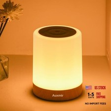 Night Light for Kids Baby, Dimmable Touch Lamp for Nursery, 256 Brown-Touch