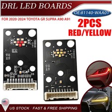2pc Drl For Toyota Gr Supra A90 A91 2020-2024 Daytime Running Light Led Board 2pc Drl For Toyota Gr Supra A90 A91 2020-2024 Daytime Running Light Led Board