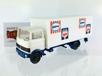 253.- HERPA H0 - MERCEDES BENZ ''LAGNESE IGLO'' - DISPLAY MODEL - WITHOUT OVP