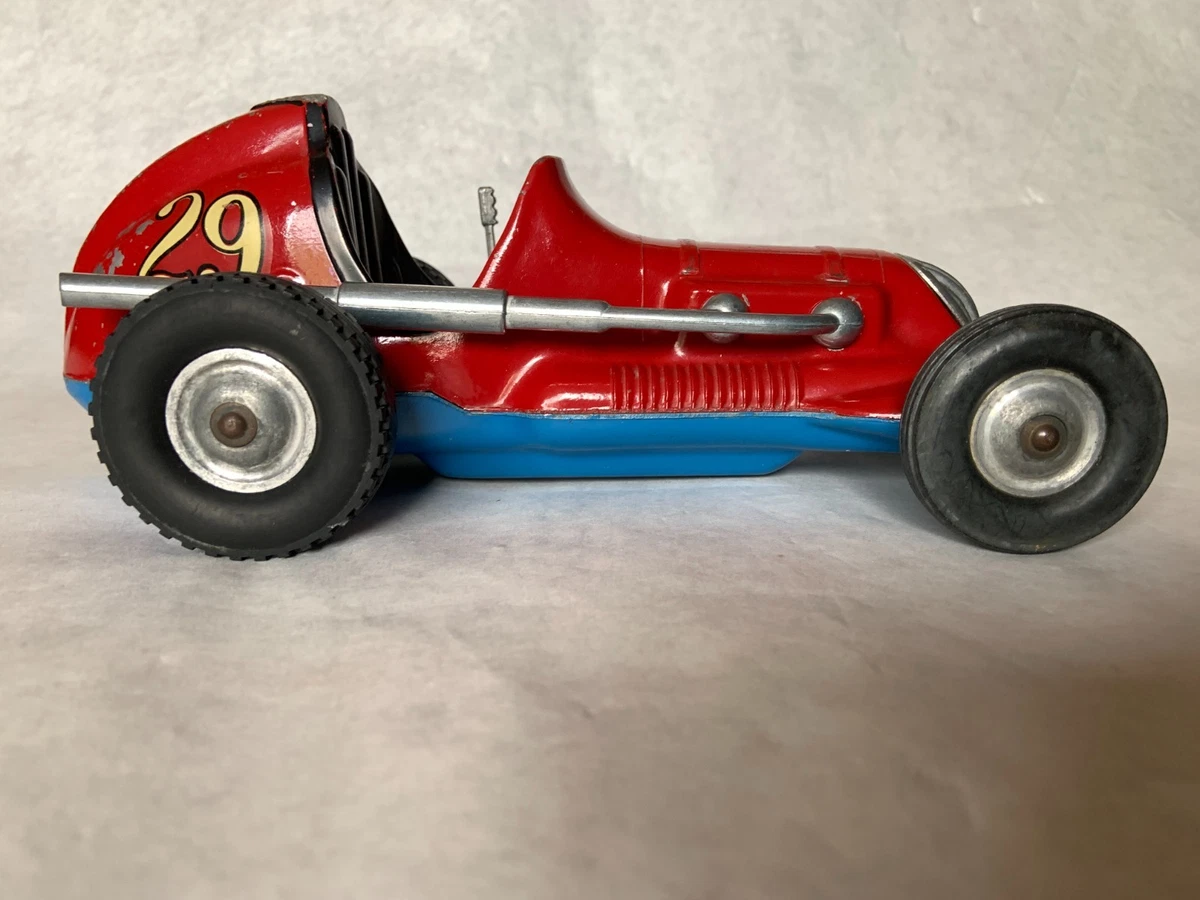 Roy Cox Fingerhut Drome Champion Tether rot #29 mit Armaturenbrett Aufkleber Vintage