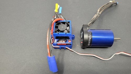 Traxxas Vxl-3s Motor & Esc Combo, EC5 Plugs From A Drag Slash, Used - Picture 2 of 14