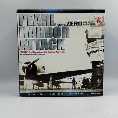 Dragon A6M2 Zero Type Fighter Pearl Harbor Attack 1:72 Scale Complete In Box