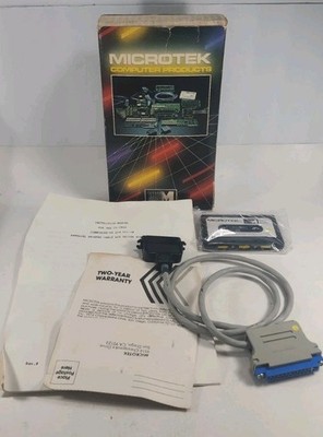Vintage Microtek Commodore 64/Vic 20 Printer Driver & Cable CC-2064 UNTESTED