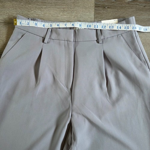 Nicole Miller Pants Women's 12 Mid Rise Wide Leg Dress Suit Trousers Gray NWT - Picture 8 of 8