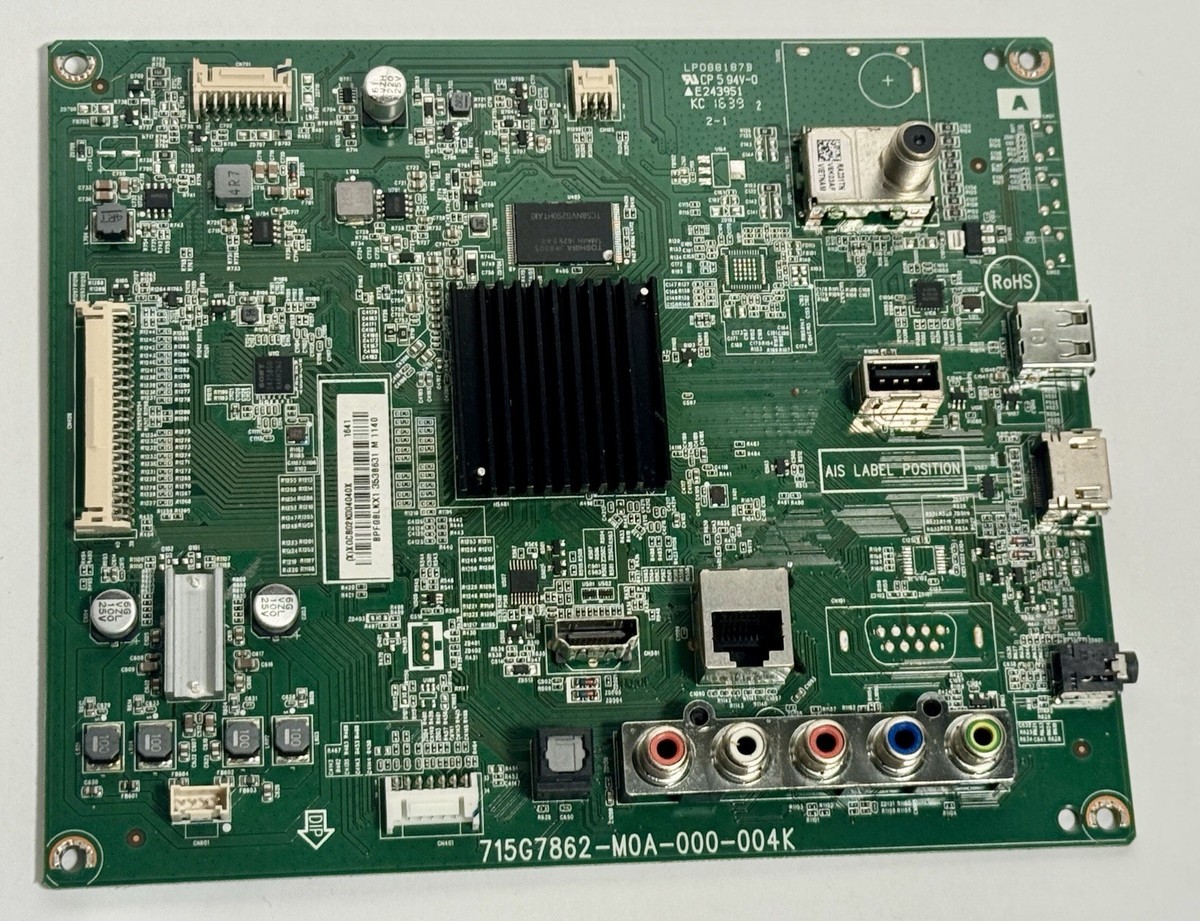 Sony KDL-55W650D Main Board Pcb, XGCB02K004040X, 715G7862-M0A-000