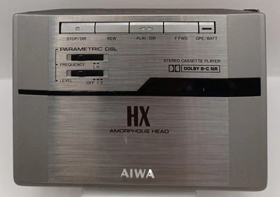 【ジャンク品】AIWA HS-PX30 ポータブルカセットプレーヤー AIWA HS-PX30 Cassette Recorder Portable Walkman Junk Unit