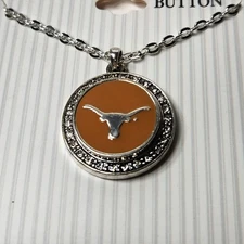 University Of Texas Longhorns Collectible Necklace (18" Chain) Heavy Duty 