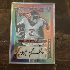 2023 Wild Card Card Draw Joker AUTO 1/1 rookie MATT LANDERS. rookie card picture