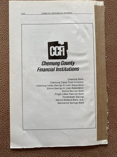 Vintage Publication - Chemung Historical Journal, Sept. 1981 - Bild 3 von 10