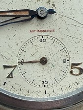 Cadran Rond Ancien Pour Montre REGA Ancre 15 Rubis - Neuf Sans étiquette