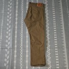 Levi's Mens Slim Straight Brown Medium Wash Denim Jeans 5-Pocket Logo — photo 4