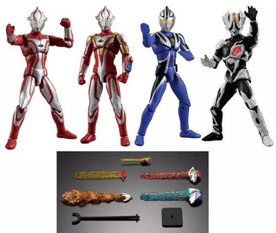 Shokugan Gashapon Ultraman Miniatur 5er Set inklusive Mebius Brave und Aglual