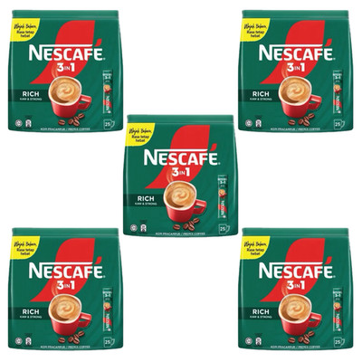 Bundle Nescafe 3 In 1 Rich Blend Brew Instant Coffee Sticks Pack Free Shipping