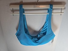 Salt  Cove Juniors Bikini Top Bralette Bathing Suit Swimsuit Blue Large