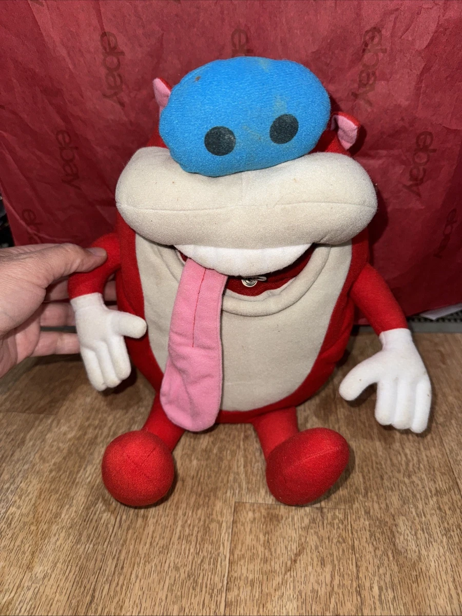 Mattel Ren & Stimpy Plush Cartoon & TV Character Action Figures